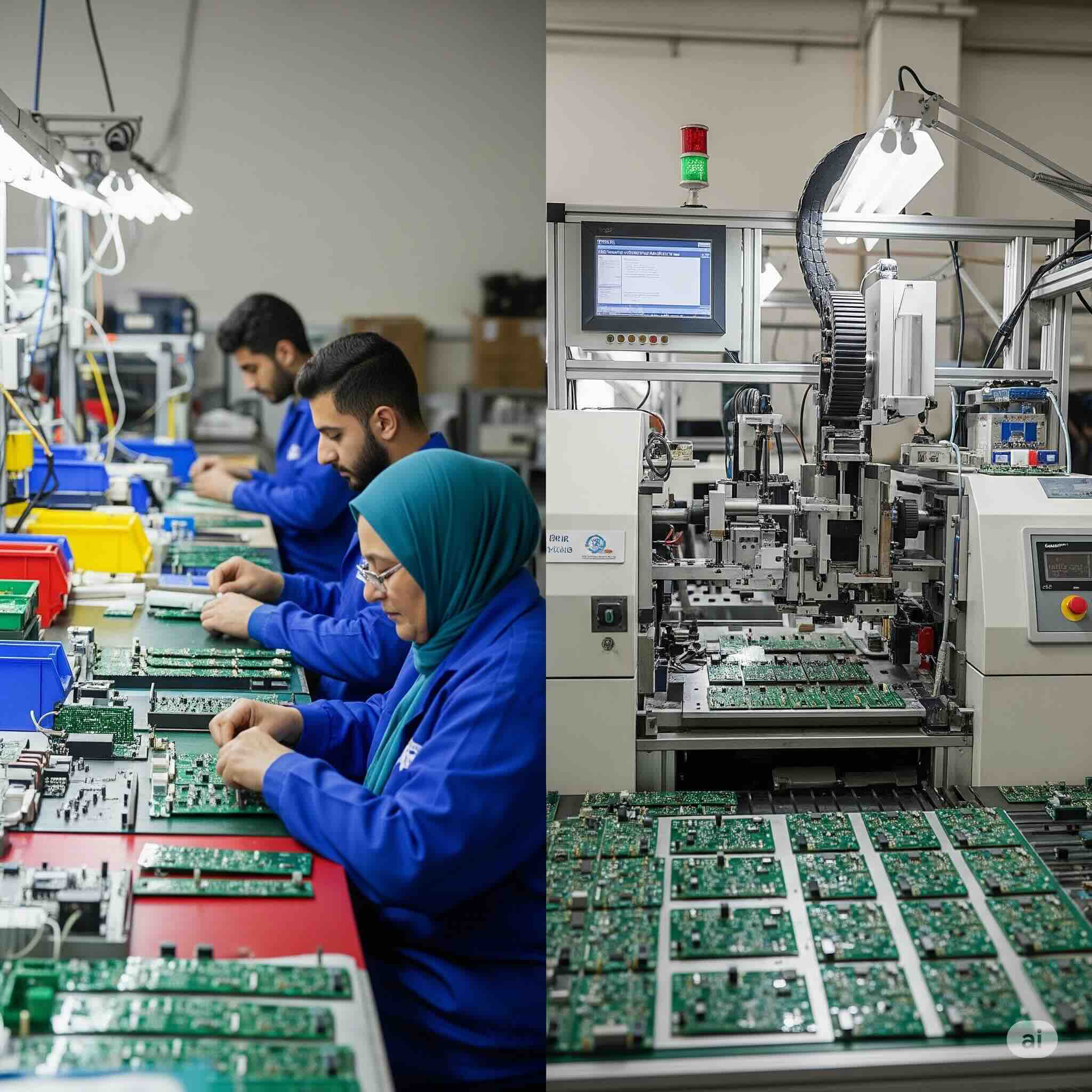 خدمات مونتاژ SMD و DIP در تهران